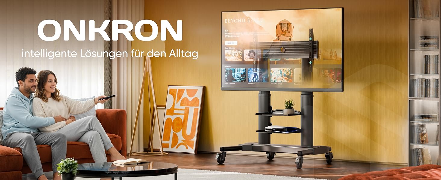 Мобільна підставка для телевізора ONKRON TS2771-B 40-80