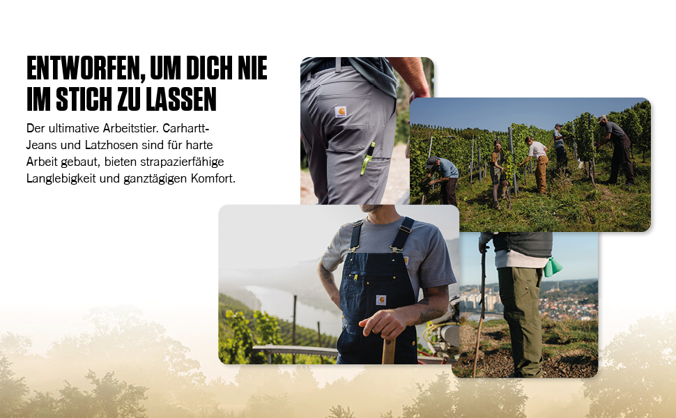 Джинси чоловічі Carhartt 102807, блакитні, 36W/32L, класичний крій