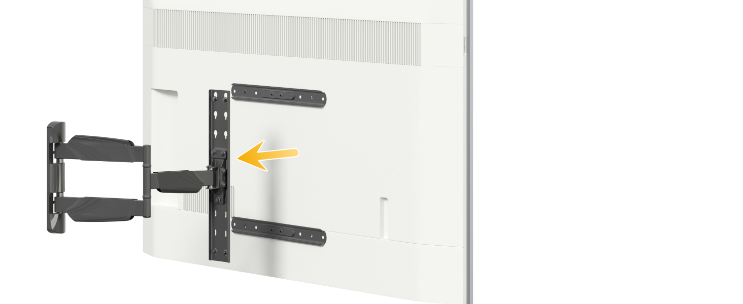 Настінний кріплення для телевізора RICOO S9544: поворотний, нахильний, універсальний, 40-65 дюймів, VESA 400x400, до 45 кг