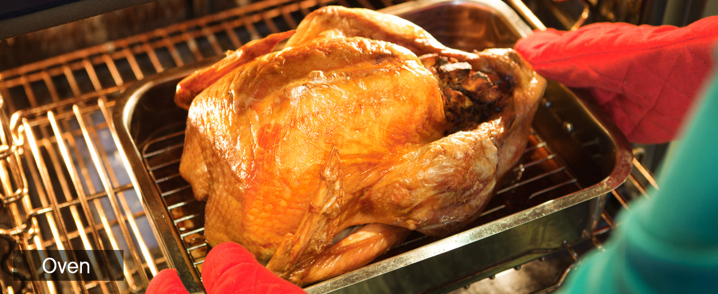 Цифровий термометр для м'яса DOQAUS: приготування на грилі, BBQ, варіння. Швидке зчитування, довга сонда, LCD-дисплей, автовимкнення