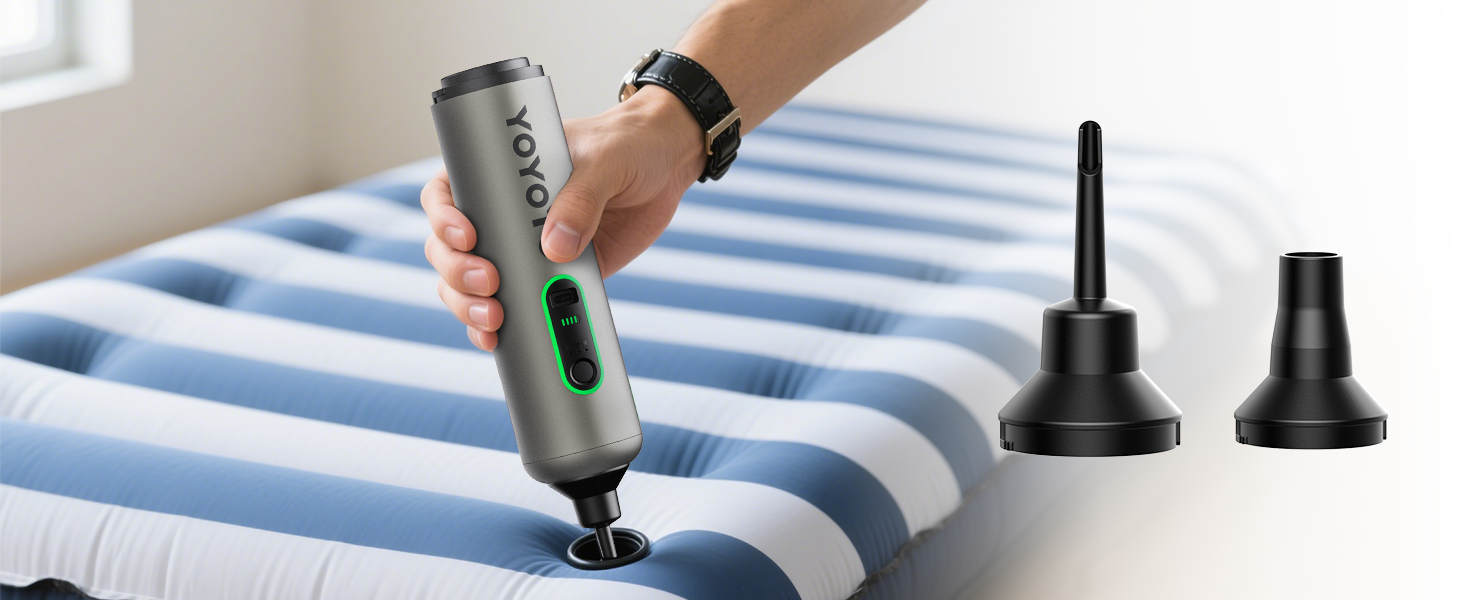 Акумуляторний автомобільний пилосос 4-в-1, портативний міні-пилосос бездротовий з потужністю 22000Pa/54 AW, до 45 хв роботи, 2 HEPA фільтри, для авто, дому, офісу, комп'ютера (Світло-сірий)