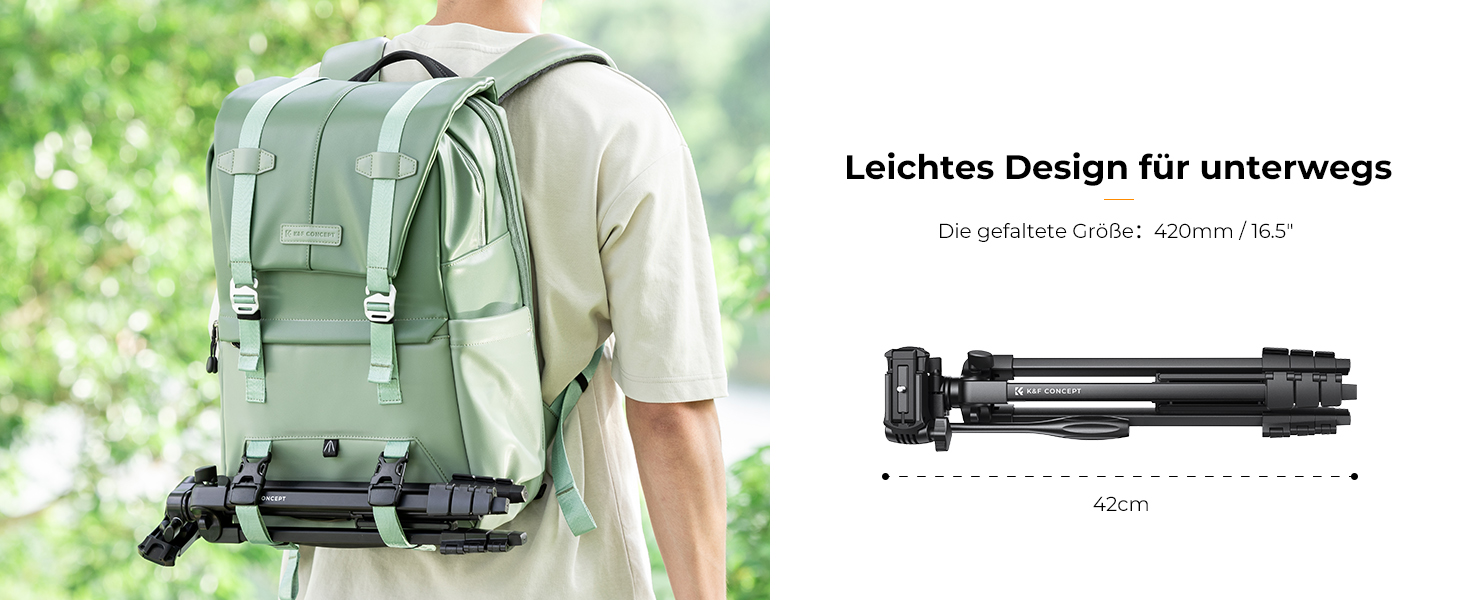 Штатив K&F Concept NT510: легкий штатив 152 см з Bluetooth пульт для Canon, Nikon, Sony та смартфонів