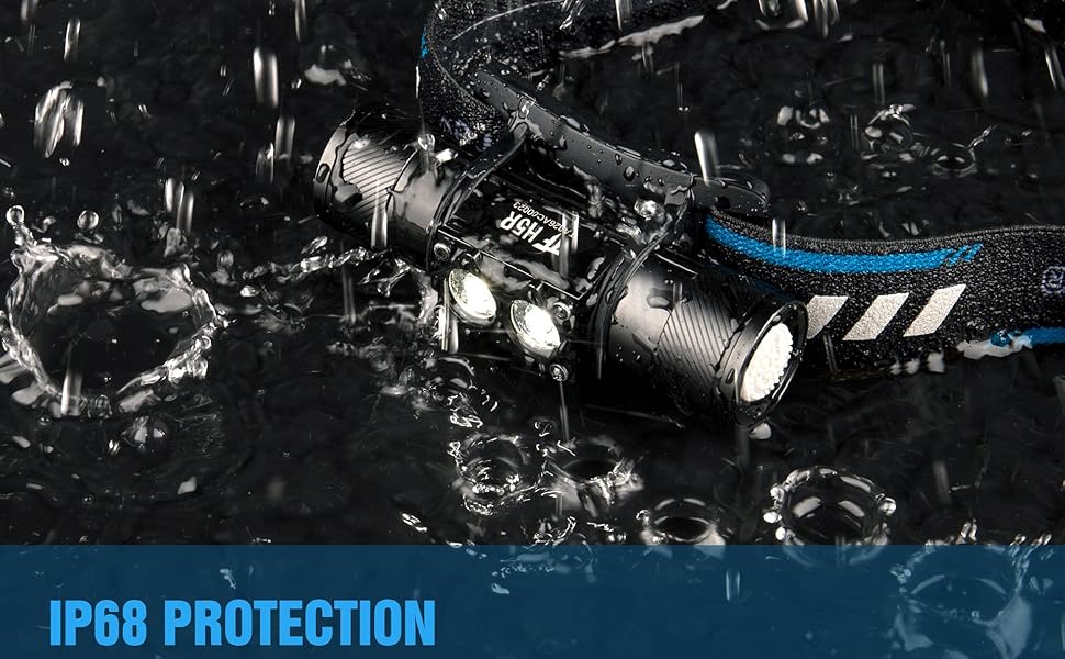 Лобовий ліхтар TrustFire H5R, LED, 600 люмен, водонепроникний, акумуляторний, 5 режимів, для бігу, з налобним ременем