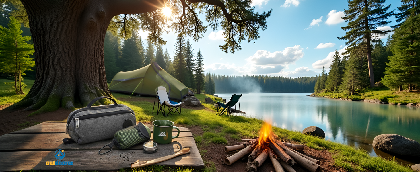 Wash Butler S від Outdoorer - компактна сіра дорожня косметичка для чоловіків та жінок, водонепроникний матеріал, ідеально підходить для подорожей, кемпінгу та ручної поклажі