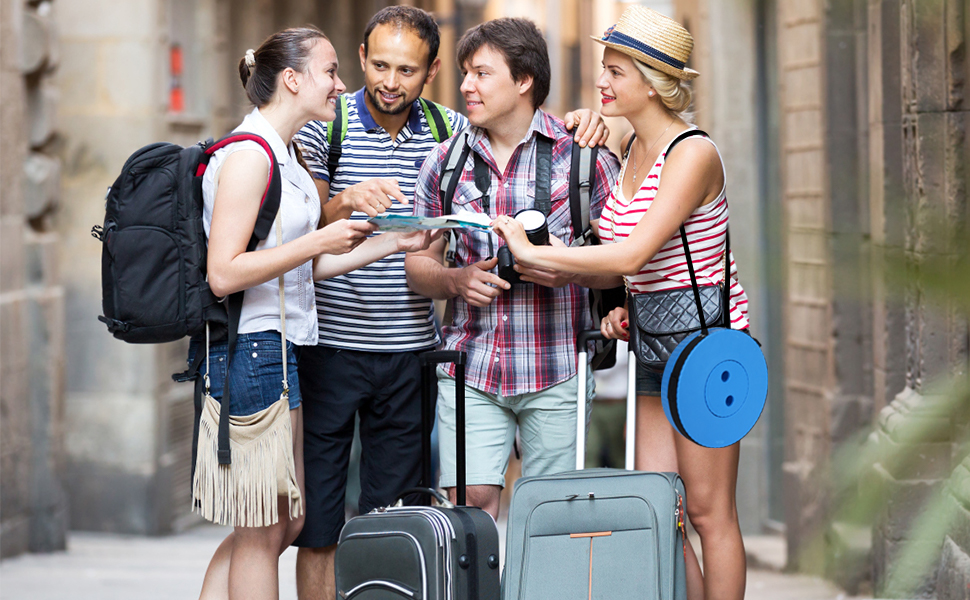 Складаний стілець для кемпінгу з регулюванням висоти, 6-45 см, вантажопідйомність 181 кг, портативний з ременем для перенесення (Блакитний - 1 шт.)