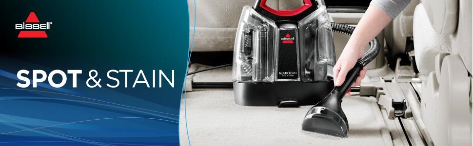 Портативний мийник для килимів, меблів та авто BISSELL MultiClean Spot&Stain 4720 M | З формулою та аксесуарами