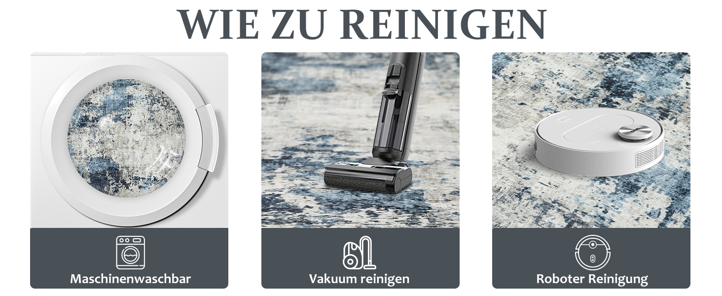 Килим для вітальні 160x230 см, блакитний, вінтажний, з коротким ворсом, абстрактний дизайн, легко миється, антиковзаючі килими для спальні