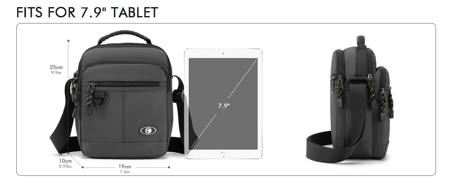 Чоловіча сумка на плечі BAGZY: велика нагрудна сумка-рюкзак для роботи, навчання та подорожей (579grün)