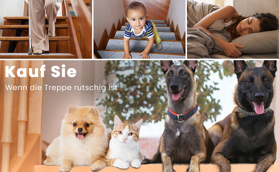 Килимок на сходи, 15 шт., самоклеючий, антиковзкий, для дому, можна різати, багаторазовий, захист від ковзання для дітей, домашніх тварин та літніх людей (55х19 см) (65х20 см, сірий)