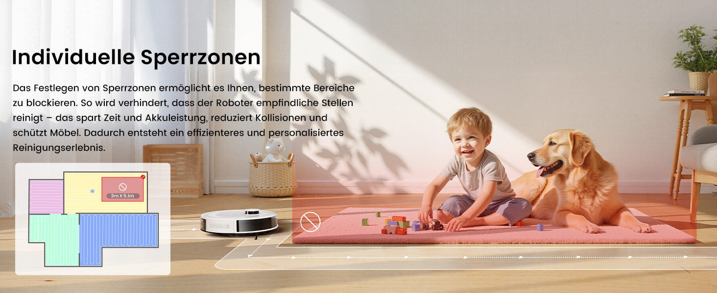 Робот-пилосос LEFANT M2Plus з функцією миття, 6000Pa, LiDAR-навігація, самоочищення, для видалення шерсті тварин, білий