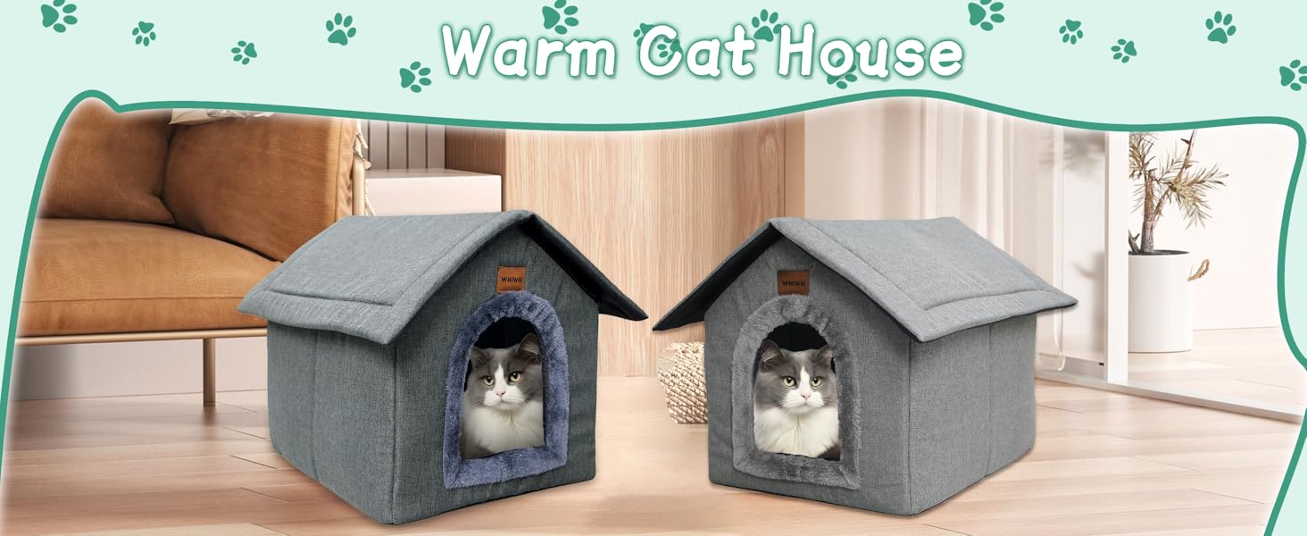 Будка для собак та котів з м'яким знімним подушкою, 40x35x40 см, темно-сірий