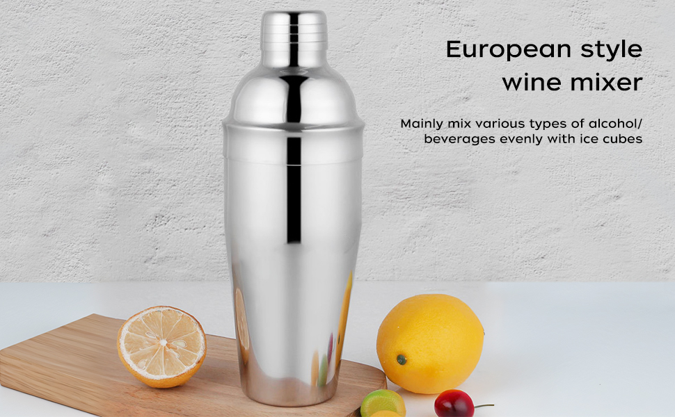 Набір бармена з нержавіючої сталі 14 предметів, 750 мл - професійний, для приготування коктейлів, барний інструмент, подарунок