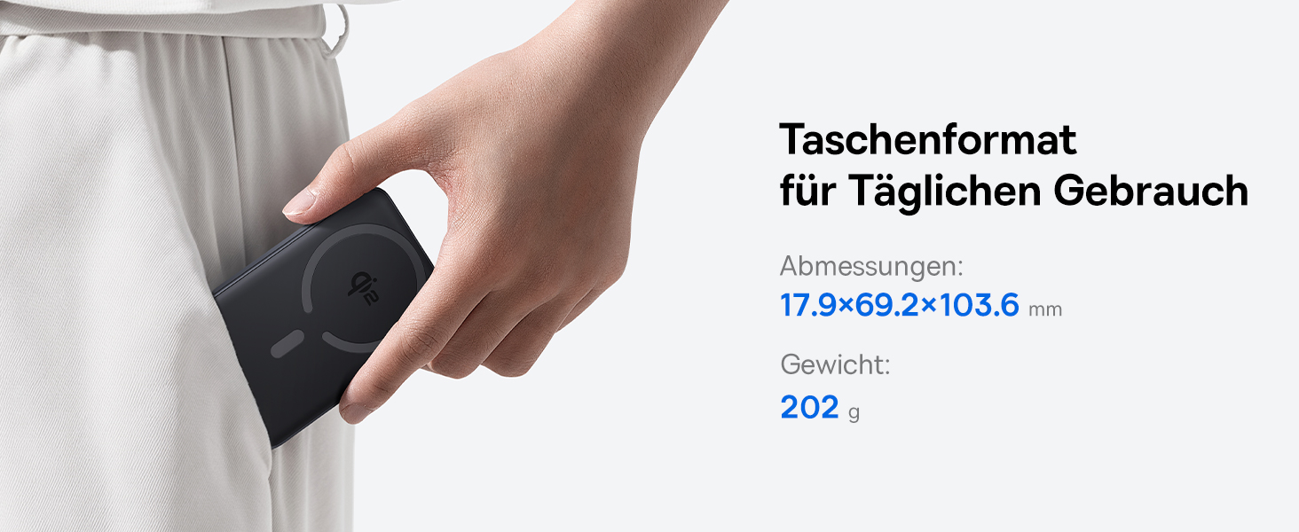 Power Bank Baseus EnerFill MagSafe 10000mAh з PD 22.5W та бездротовою зарядкою 15W (Qi2), чорний