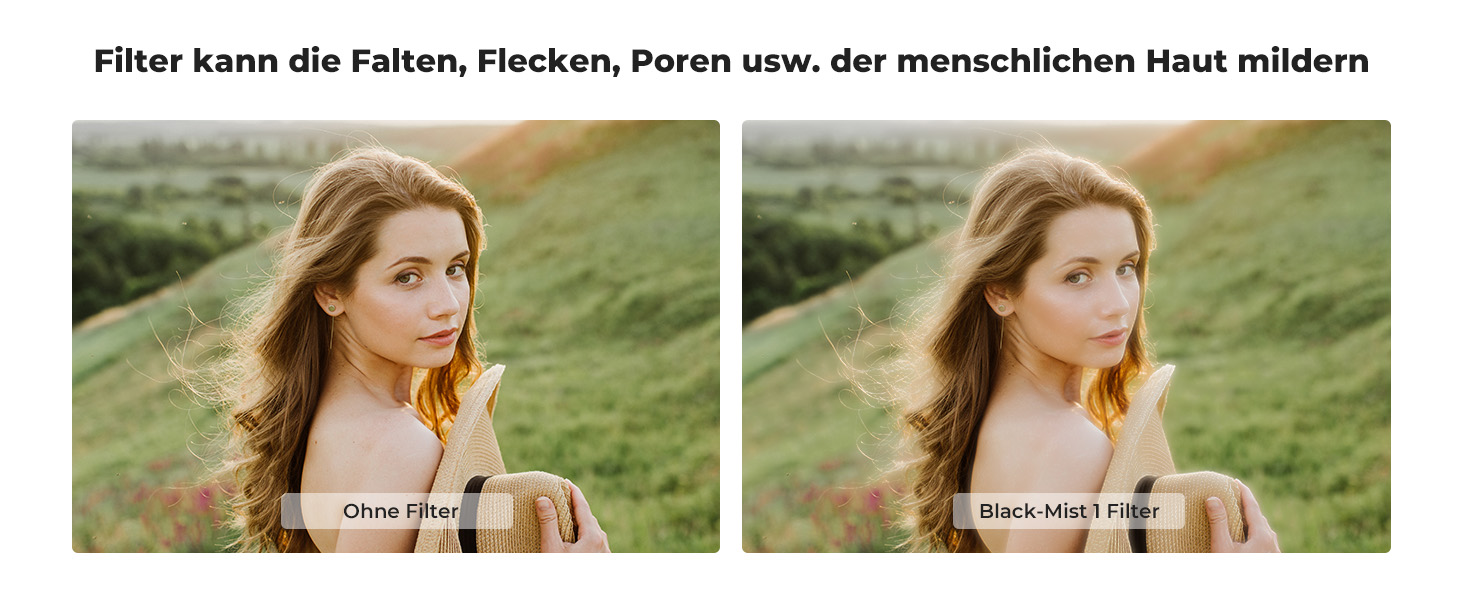 Фільтр K&F Concept Nano-K Serie Black Mist 82mm з оптичного скла з 18-шаровим покриттям для відео та портретної фотографії