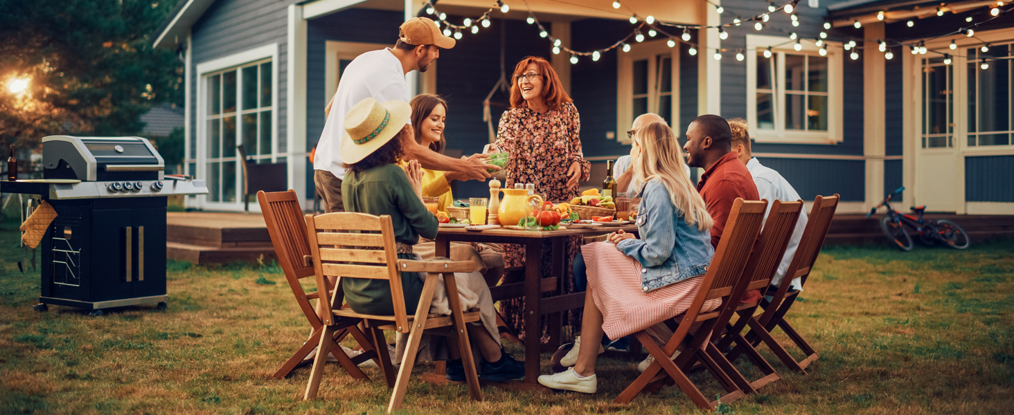 Набір для барбекю Grilliance з нержавіючої сталі: 30 аксесуарів для гриля, щипці, лопатка, відкривачка, кейс, килимок. Чудовий подарунок для чоловіків, для саду, кемпінгу.