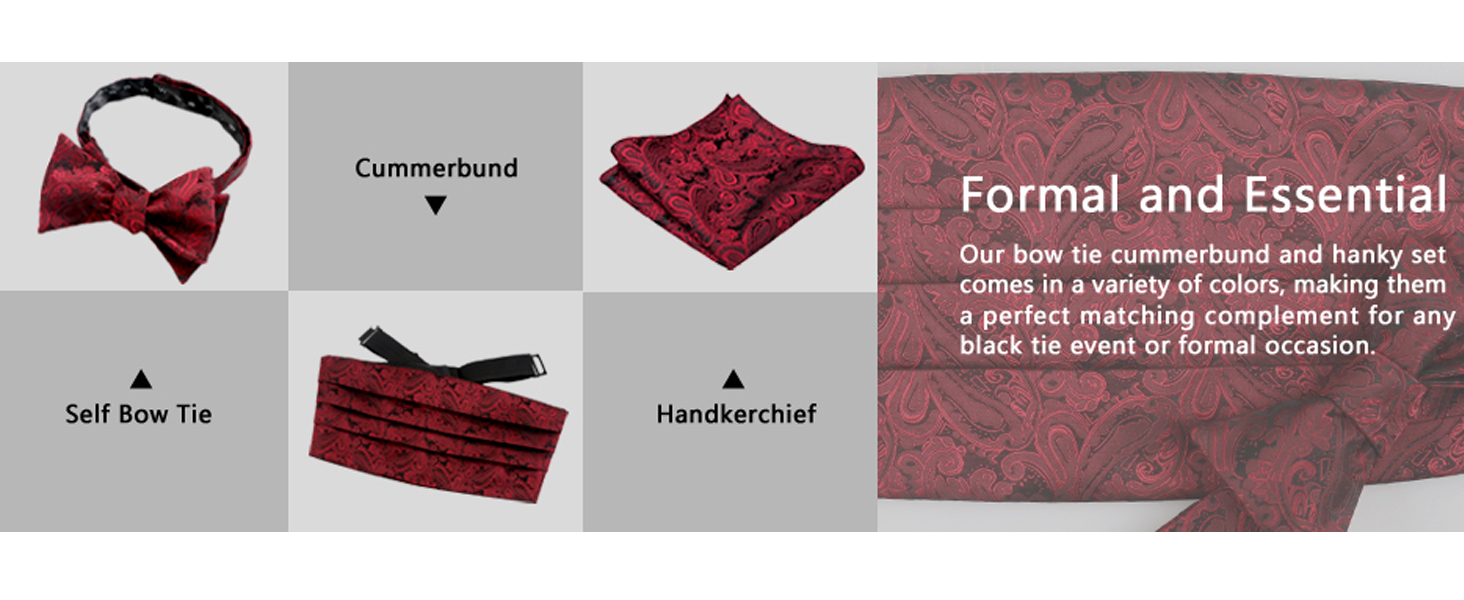 Комплект краватка-хустинка Alizeal Paisley сріблястий, чоловічий, однорозмірний