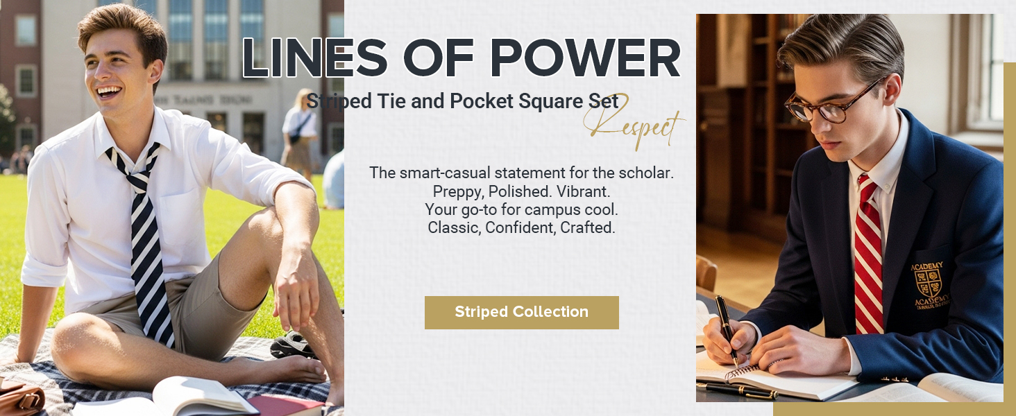 Краватка та нагрудний хустинка HISDERN: комплект для весілля, ділових зустрічей та свят (срібно-сірий)