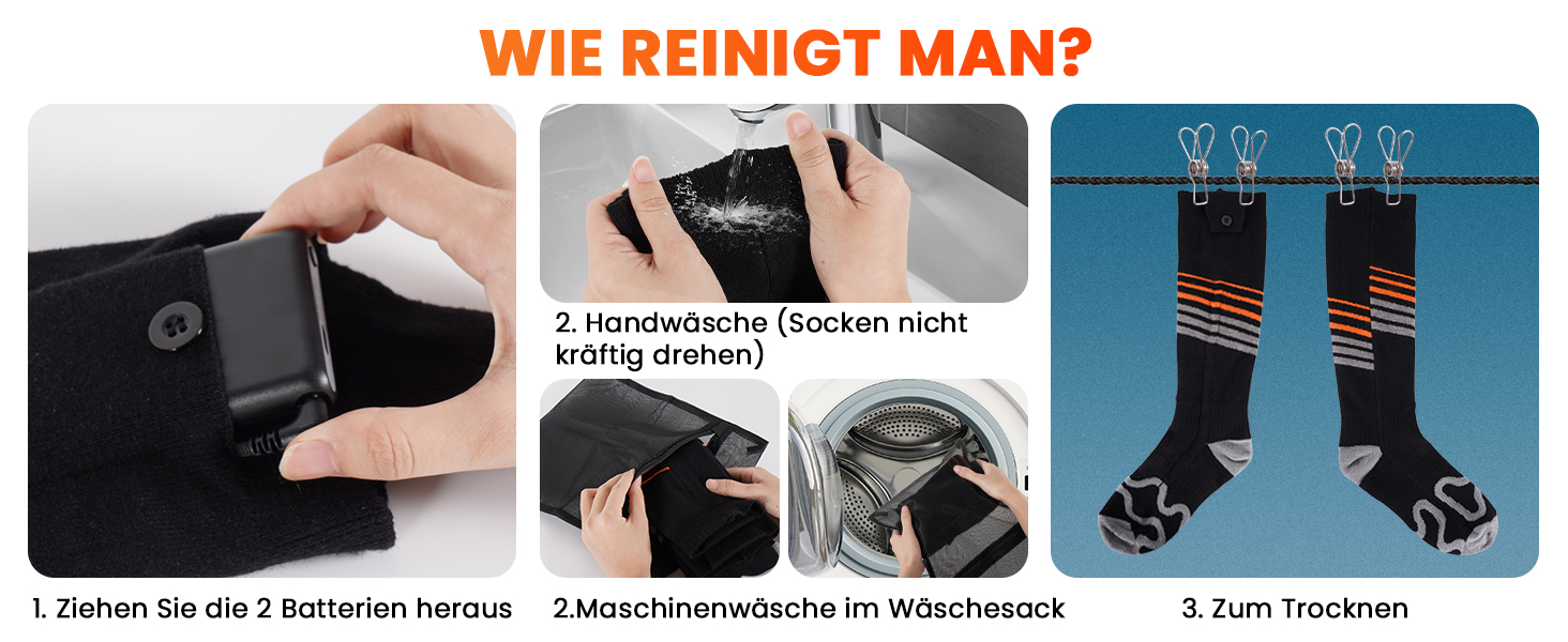 Електричні гріючі шкарпетки SOPPY, унісекс, 6000mAh, для катання на лижах, піших прогулянок, активного відпочинку, чорні