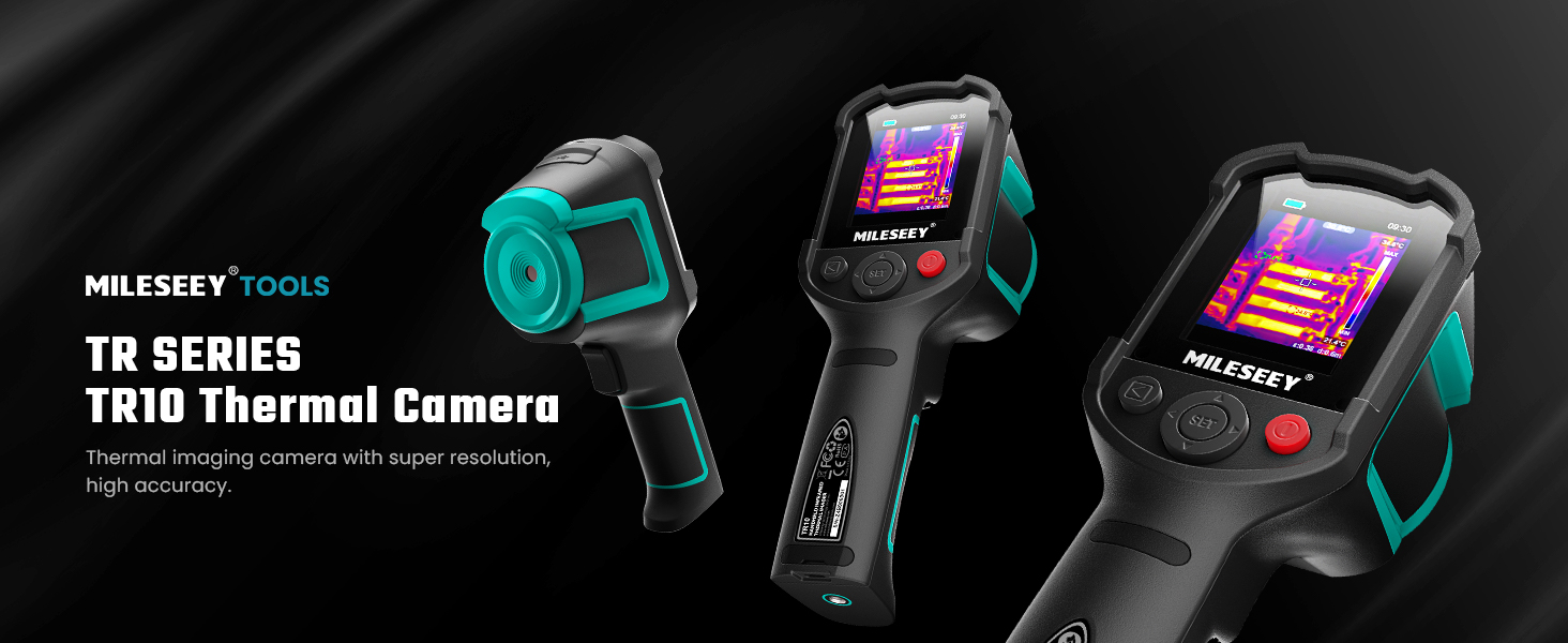 MiLESEEY TR10 Портативна тепловізійна камера - 192x192, -20°C до 550°C, 8 годин роботи, інфрачервона камера