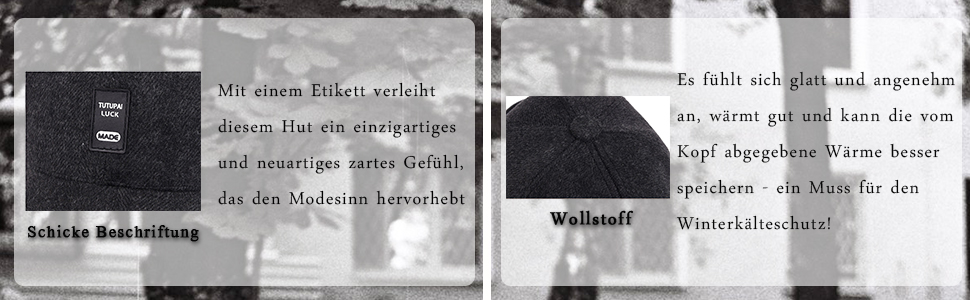 Кепка CLAPE з відворотом на вухах, повна кепка для чоловіків, спортивна шапка в стилі Old School, Dad Hat, в'язана шапка для зими/осені/весни, універсальний розмір (GSDT5-Coffee)