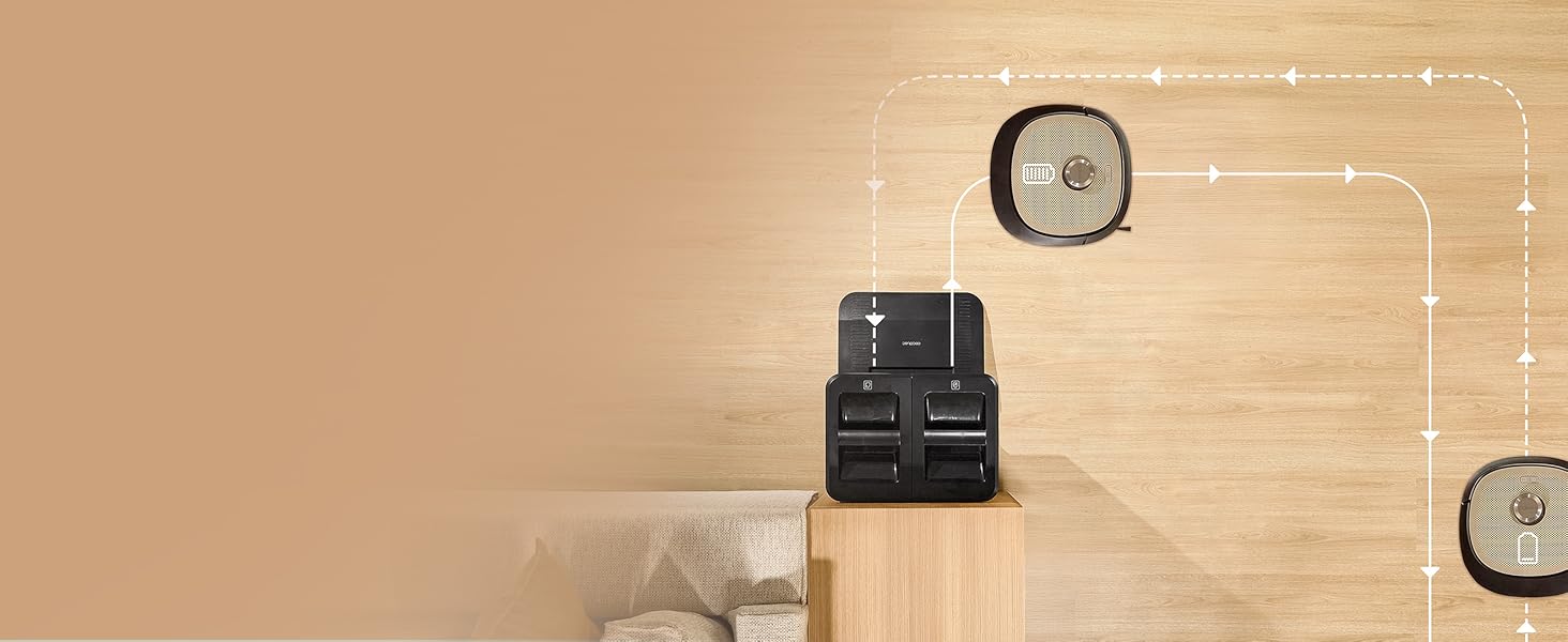 Робот-пилосос та робот-мийник Cecotec Conga Z100 X-Treme з автопорожненням та керуванням через додаток. Лазерна навігація, інтерактивне картування, 15000Pa, 240 хв автономної роботи, знімне моп, база з 3 баками