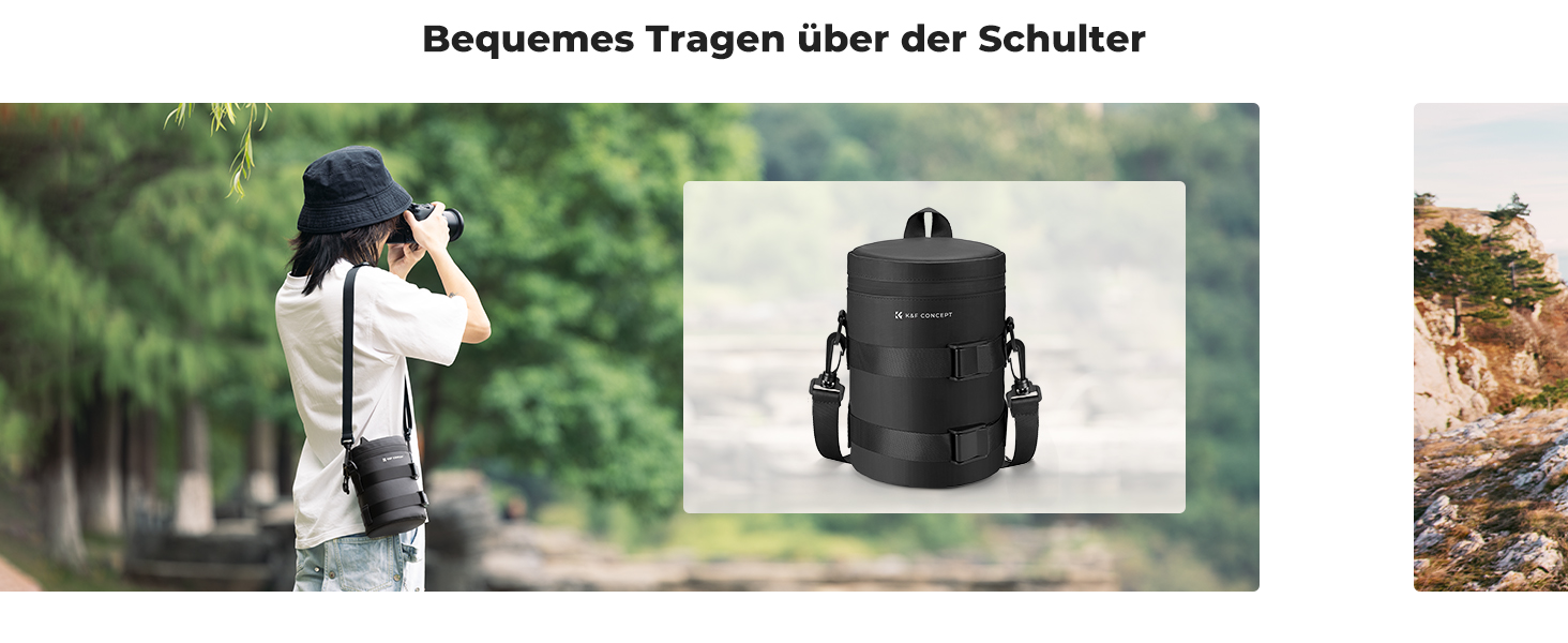 Чохол для об'єктива K&F Concept, водонепроникний, для DSLR/SLR, до 9x18 см