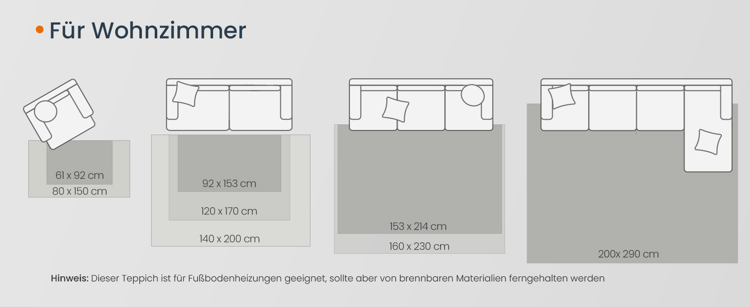 Килимок SONGMICS HOME Vintage, 120x170 см, для вітальні, спальні, кухні, передпокою, їдальні, антиковзаючий, миючий, сірий (TAR032G01)