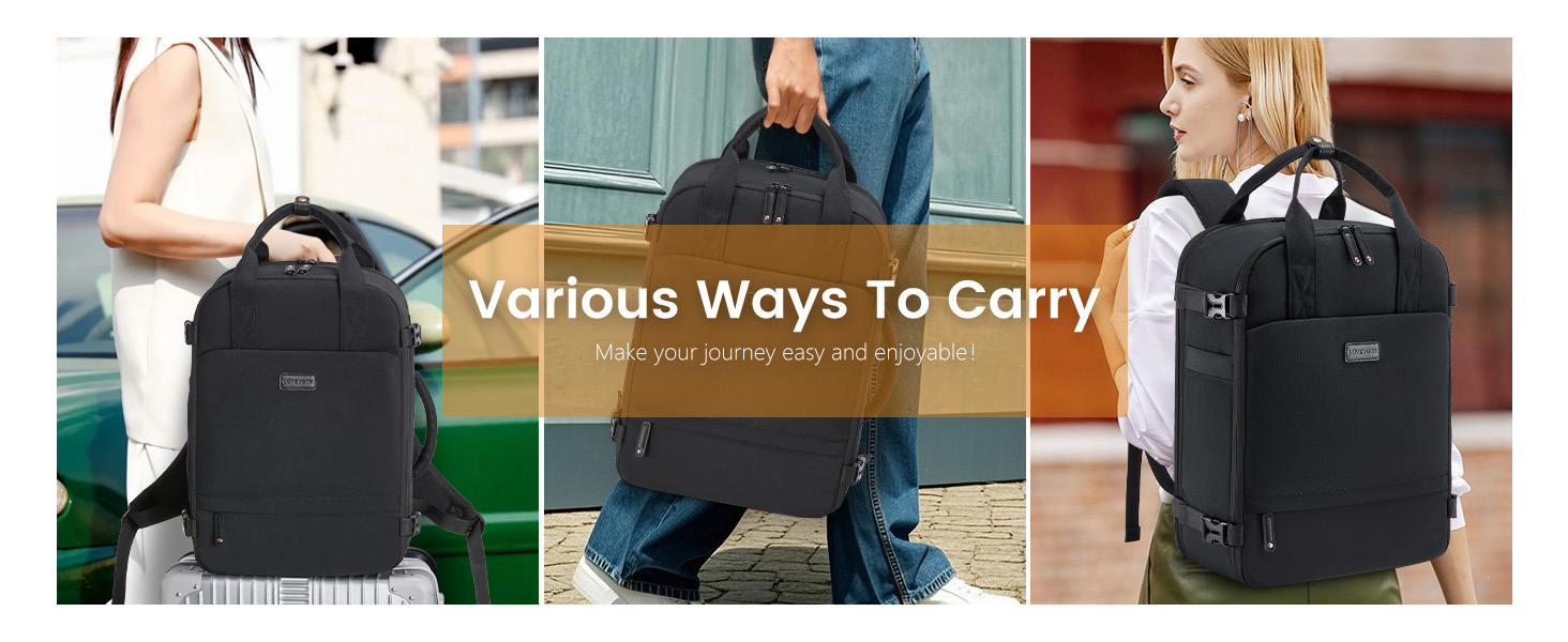 LOVEVOOK Рюкзак для ручної поклажі, жіночий, 15.6