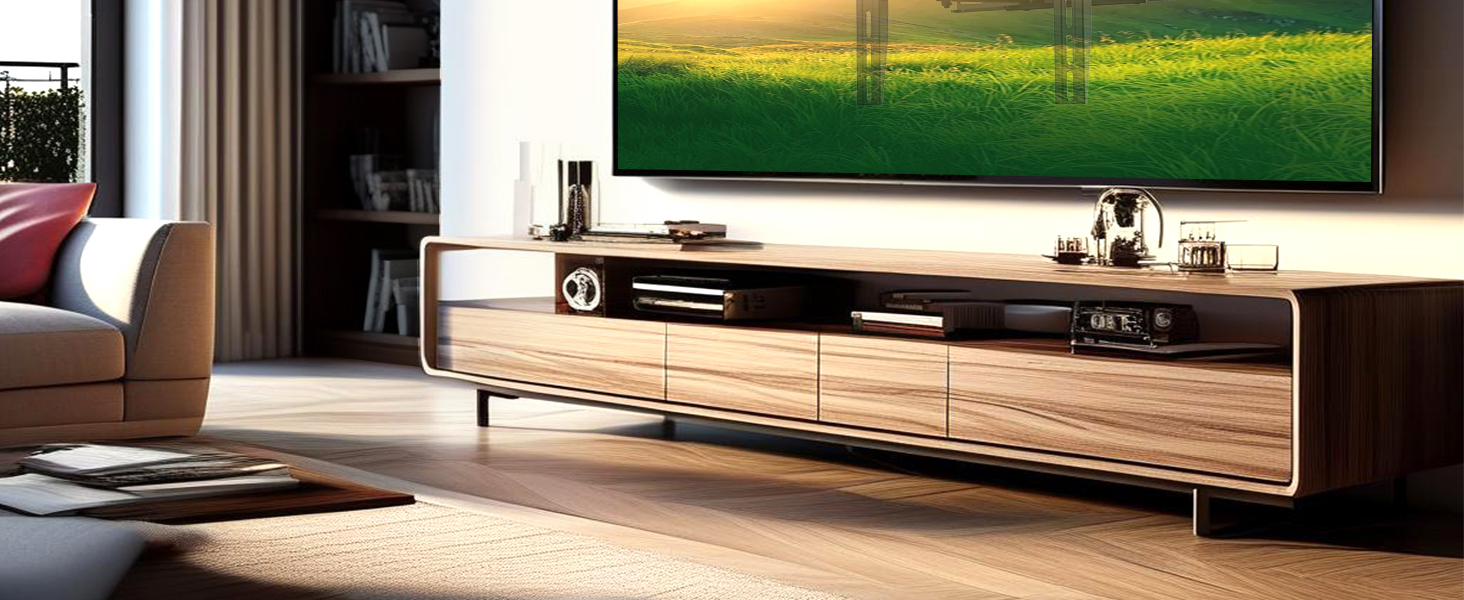 Кріплення для телевізора USX-MOUNT на стіну, поворотне та нахильне, для LED, OLED, Plasma телевізорів (32-70 дюймів), універсальне, з подвійним кріпленням, VESA до 400x400 мм, до 45 кг