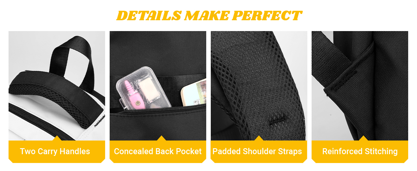 Шкільний рюкзак IvyH для дівчаток та хлопчиків, 15.6