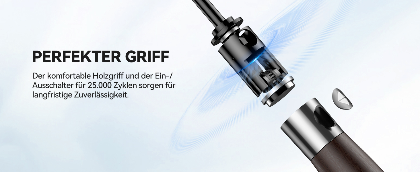 TECKNET Парасолька автоматична, чорна, штормостійка, легка у використанні