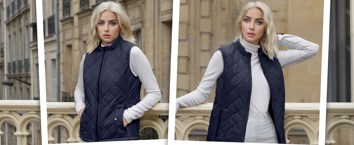 Жіноча степкова жилетка Steppweste S F12# Khaki: тепла, легка, для осені/зими