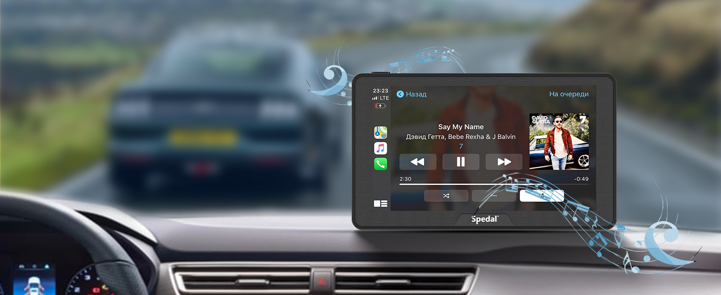 Безпровідний CarPlay і Android Auto Spedal CL786, 7