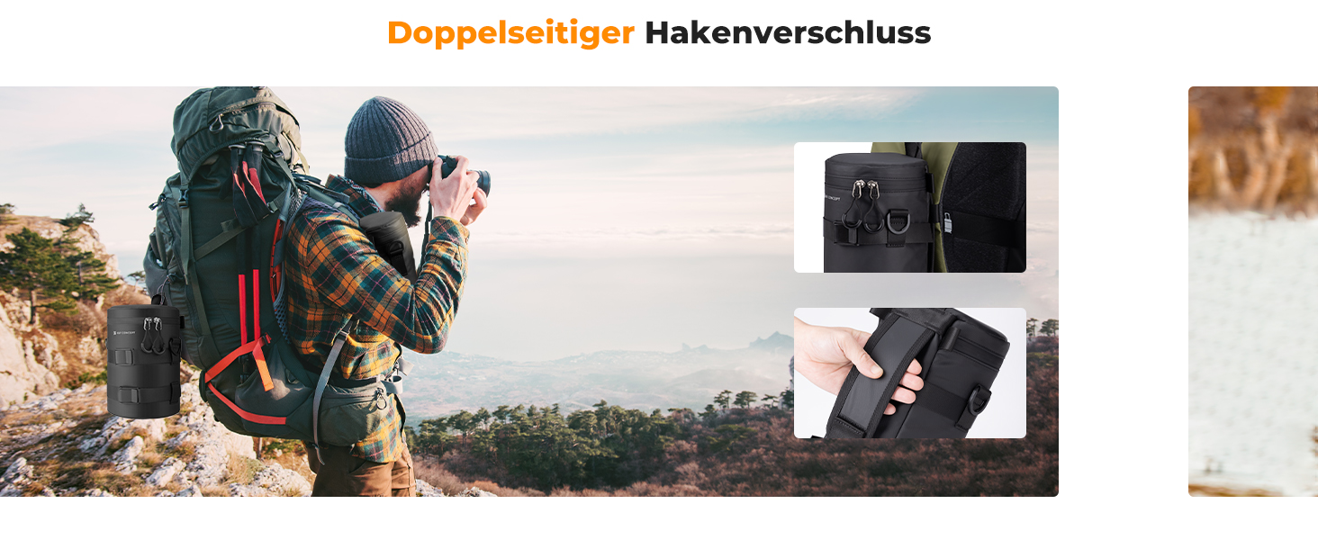 Чохол для об'єктива K&F Concept, водонепроникний, для DSLR/SLR, до 9x18 см