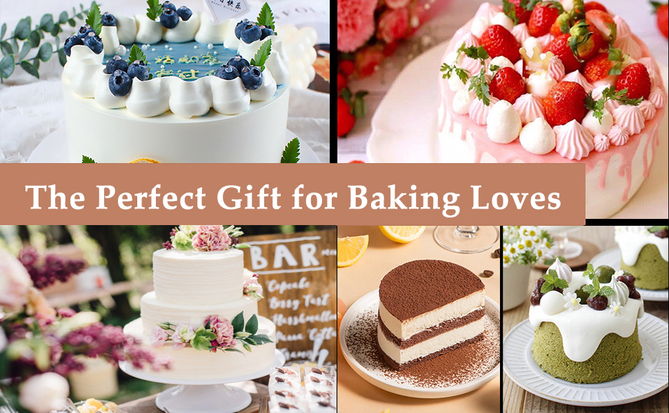 Набір форм для випічки Springform Set Eozfly, антипригарне покриття, BPA-Free, знімний дно, 20/22/24 см