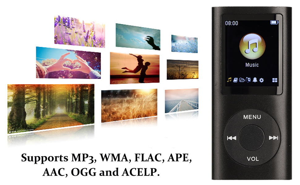 MP4 плеєр для дітей та студентів з екраном 1.8