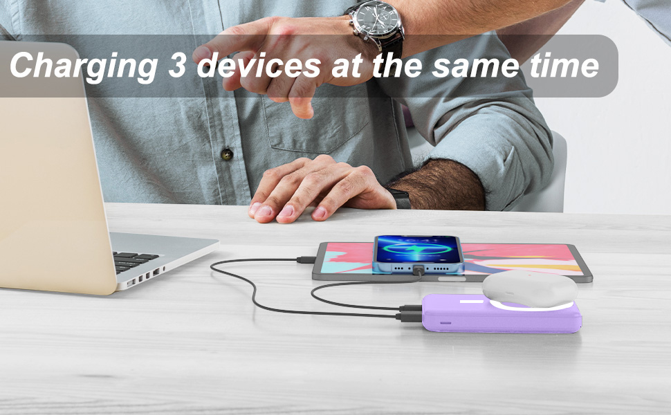 Power Bank AOGUERBE 10000mAh з LED дисплеєм, магнітна бездротова зарядка, PD 22.5W, сумісна з MagSafe (iPhone 17/16/15/14/13/12)