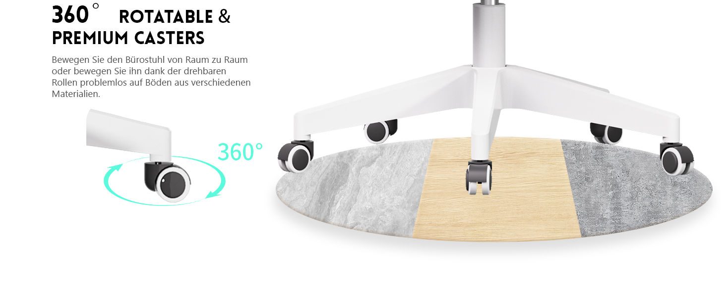 Ергономічне крісло для офісу та геймінгу з регульованими підлокітниками, широке сидіння