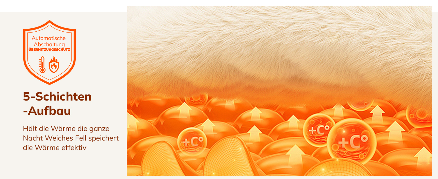 Електрична ковдра Keenstone з 9 рівнями нагріву, автоматичним вимкненням, машинне прання, антрацитовий колір