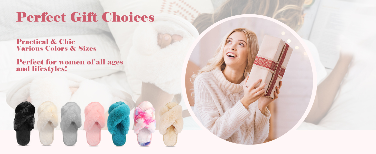 Тапочки жіночі Ankis з плюшу, теплі зимові, з перехресними ремінцями, з піною з пам'яті, відкриті пальці, жіночі пухнасті тапочки для дому та вулиці (білий, чорний, сірий, рожевий, верблюжий) 36/37 EU Білий