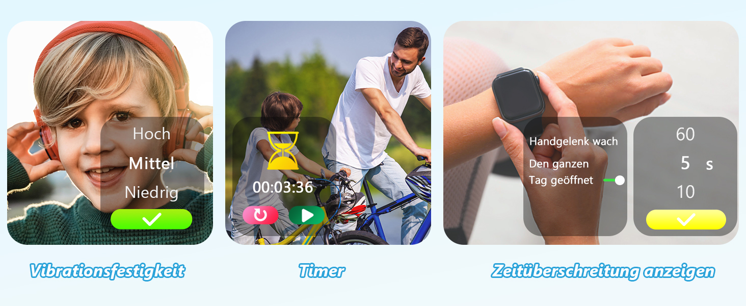 Смарт-годинник KALINCO для дітей та чоловіків, 1.69” з моніторингом серцевого ритму, сну, крокоміра та сповіщеннями про дзвінки/повідомлення. Чорний