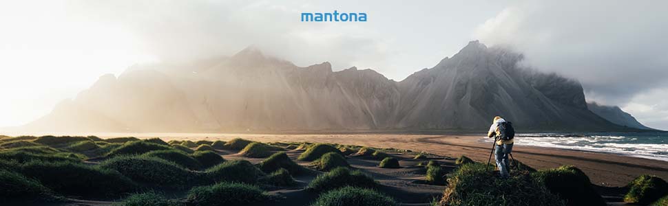Штатив Mantona Light Traveller 131,5 см: легкий штатив з алюмінію, до 5 кг, з кульковою головкою та Arca-Swiss