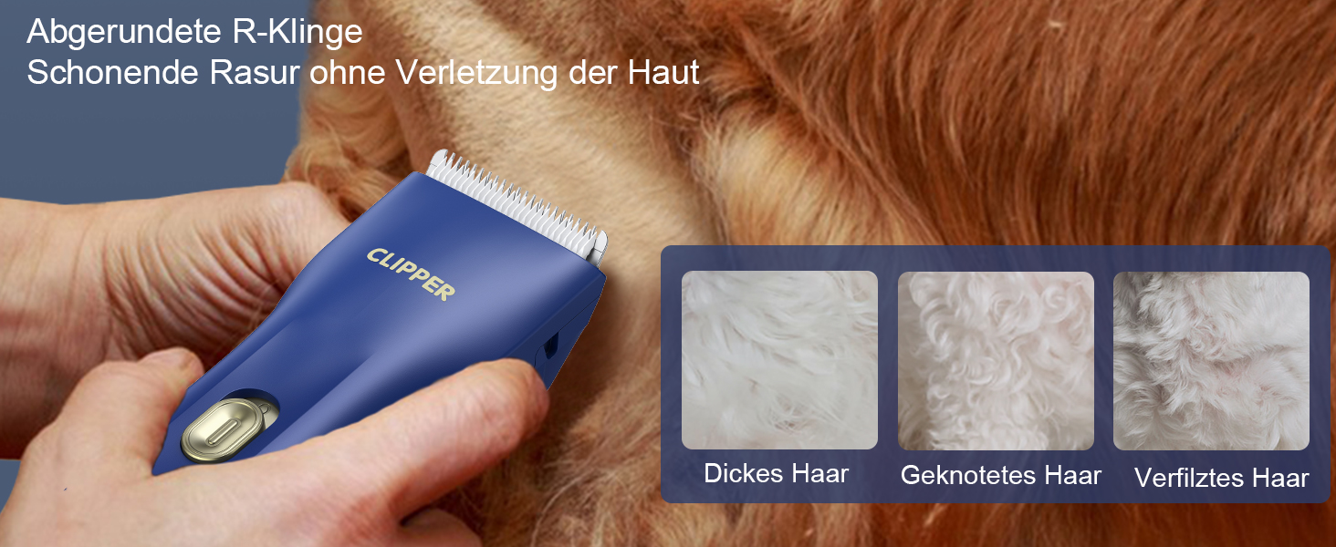 Професійна машинка для стрижки собак з густим хутром, бездротовий набір для грумінгу котів та собак, акумуляторна машинка для стрижки собак, котів, кроликів, блакитна