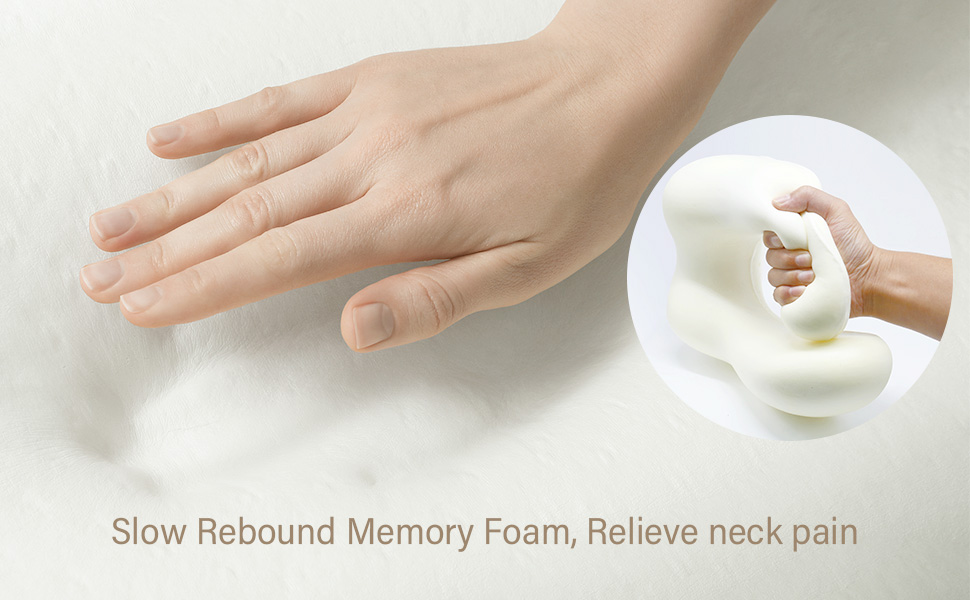 Подушка для шиї у подорожах: м'яка, з memory foam, для автомобіля, літака, офісу та дому (темно-сіра)