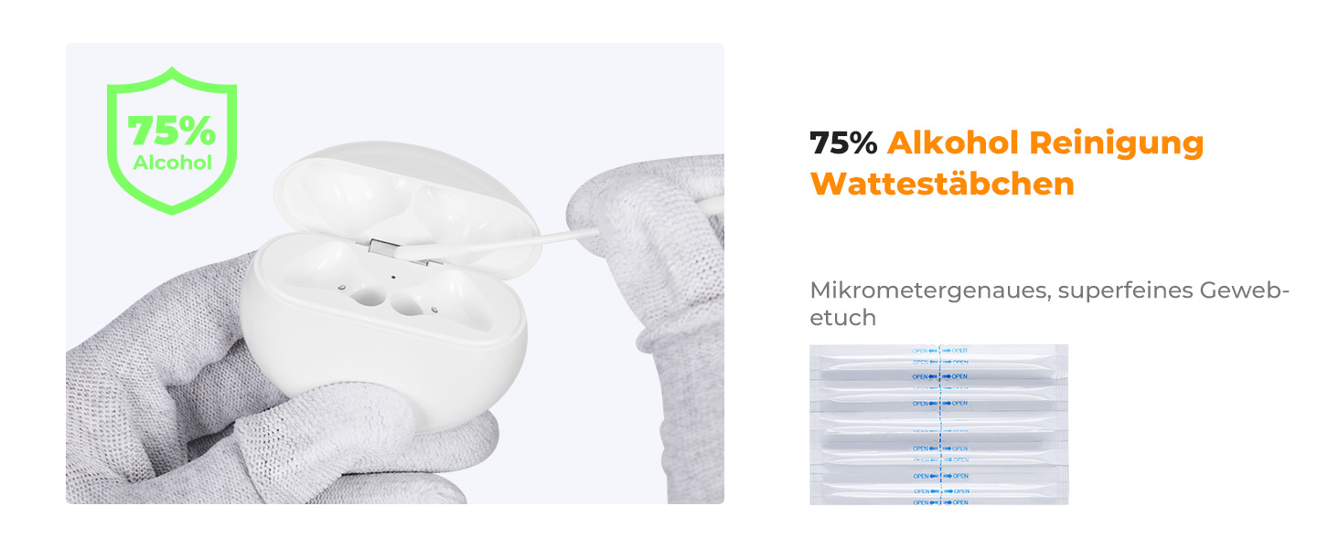 Набір для чищення K&F CONCEPT: мобільні телефони, навушники, AirPods, iPad та iPhone