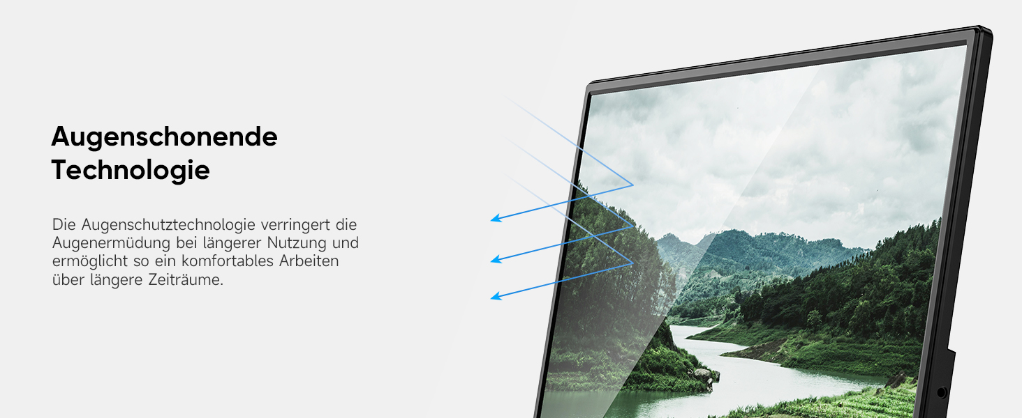 Портативний монітор 15.6 дюймів, 1080P FHD з підставкою, IPS екран з динаміками, тонкий додатковий монітор для ноутбука/ПК/Mac/PS4/Switch, USB-C/HDMI