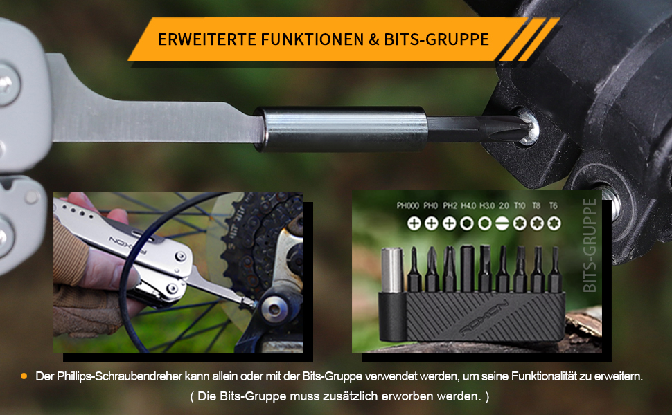 ROXON S803E Elite Update Multi-Tool - 20-Function Survival Knife with Pliers & Fire Starter | EDC Outdoor Tool