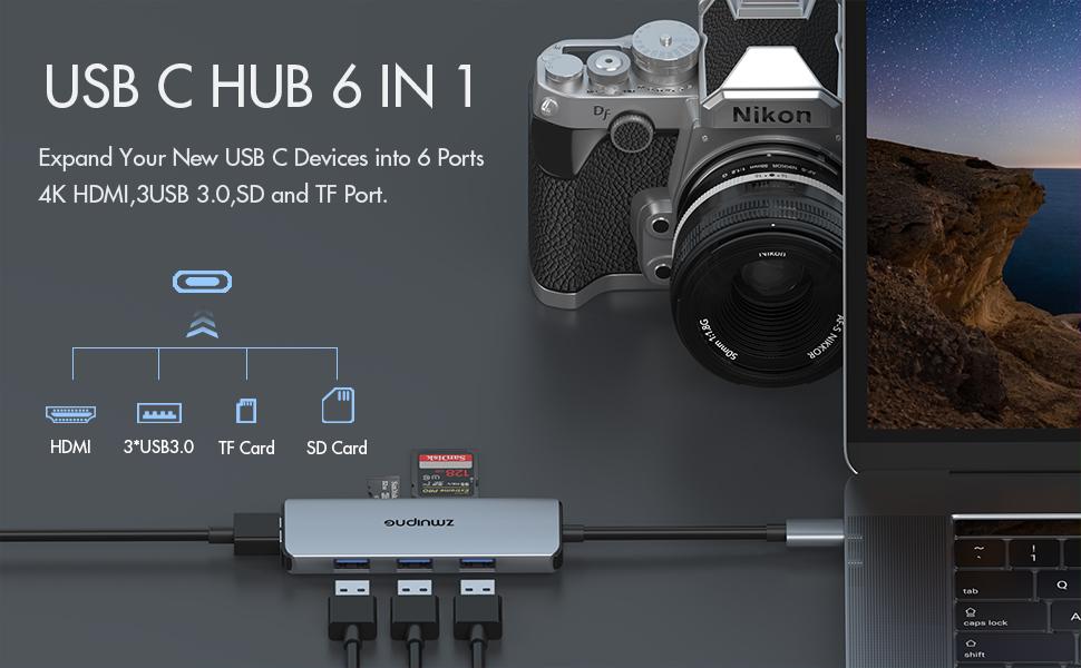 Док-станція USB-C для ноутбука з підтримкою 2 моніторів 4K, 14 в 1, з DP/DisplayPort, Ethernet, 4 USB, 100W PD, SD/TF, Audio/Mic, сумісна з Dell, HP, Lenovo