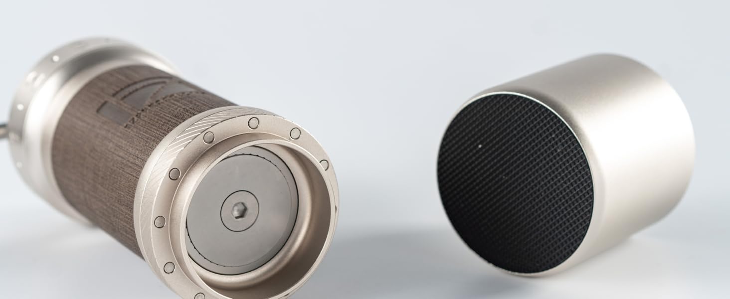 Кавомолка ручна 1Zpresso K-Ultra Silber - срібна, з кейсом | Складана, з нержавіючої сталі