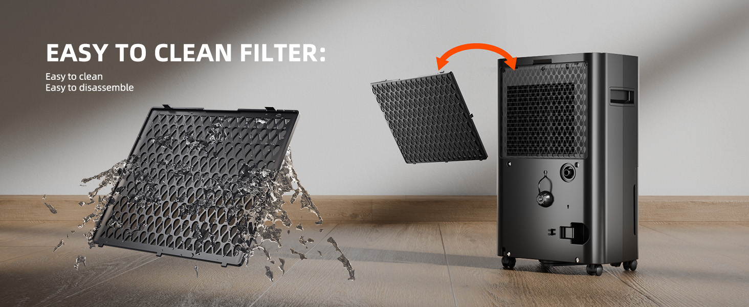 Електричний осушувач повітря Spider Farmer 12L з регулюванням вологості, APP-керування, таймер 24H для теплиці, дому та підвалу